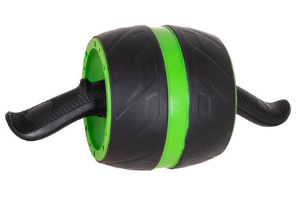 Buikspierwiel | Inclusief Kniemat | Groen/Zwart