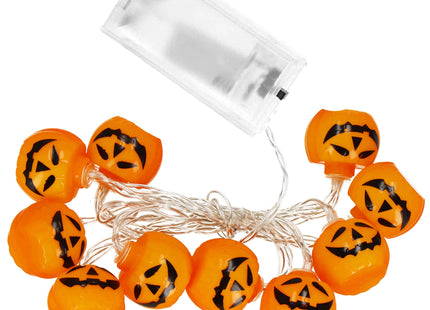 Halloween Decoratie - Lichtslingers - Verlichting - Pompoenen - 10 LED