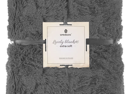 Plaid | Sprei | Deken | 200 x 220 cm | Grafiet