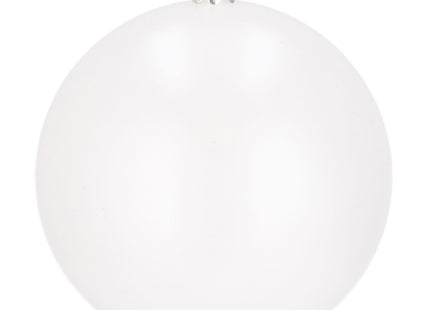 Kerstballen | 6 Stuks | Parelwit