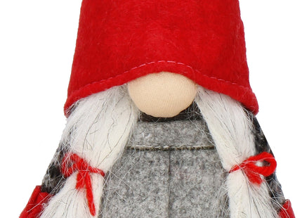Kerstkabouter | Gnome | Gnoom | Zittend | 1 Stuk | 38 cm