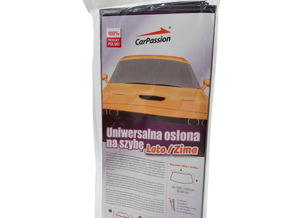 CarPassion Raamhoes - Half Cover - Anti-Vries Deken - Auto - Beschermhoes - Waterdicht &amp; Vorstbestendig - Universeel - Grijs