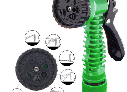 Tuinslang | 10-30 m | Magic Hose | Flexibele Tuinslang | Sproeikopvergrendeling | Groen