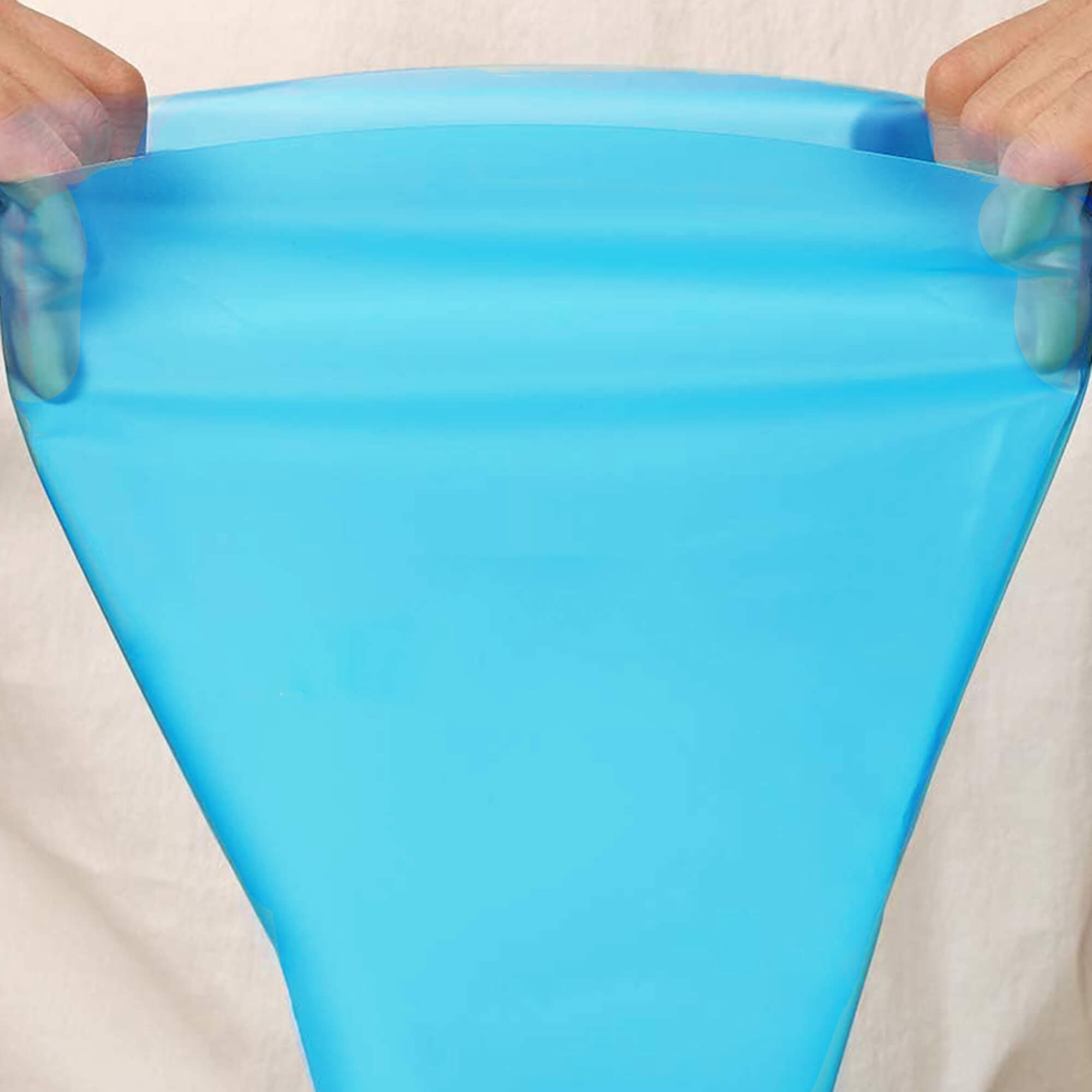 Spuitzak - Herbruikbaar - Siliconen - Vaatwasserbestendig - 40 X 22.5 CM - Blauw