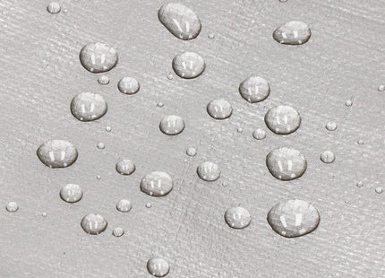Afdekzeil | Dekzeil | Zeildoek | Waterdicht | PVC | 3 x 3 m | 210 g/m2 | Grijs/Bruin