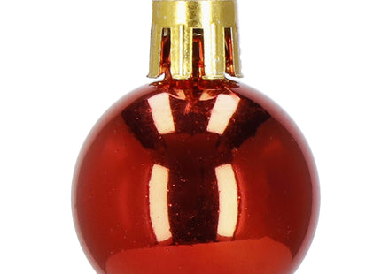 Kerstballen | 42 Stuks | 3/4/5/6 cm | Rood/Goud