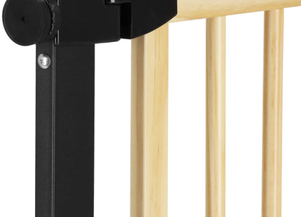 Traphekje | 75 - 82 cm | Traphek | Veiligheidshekje | Metaal | Hout |  Bruin | Zwart