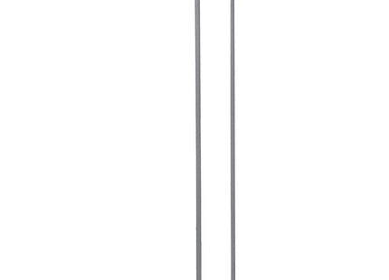Traphekje | 100 - 105 cm | Traphek | Veiligheidshekje | Metaal/Kunststof | Grijs