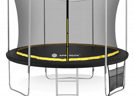 Trampoline | Trampoline met veiligheidsnet | Tuin | 365 cm | Zwart/Geel
