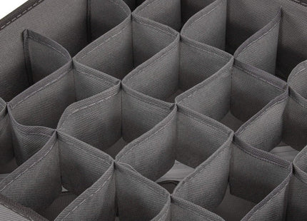 Lade Organizer | 24 Vakken | Grijs | 33 x 33 cm