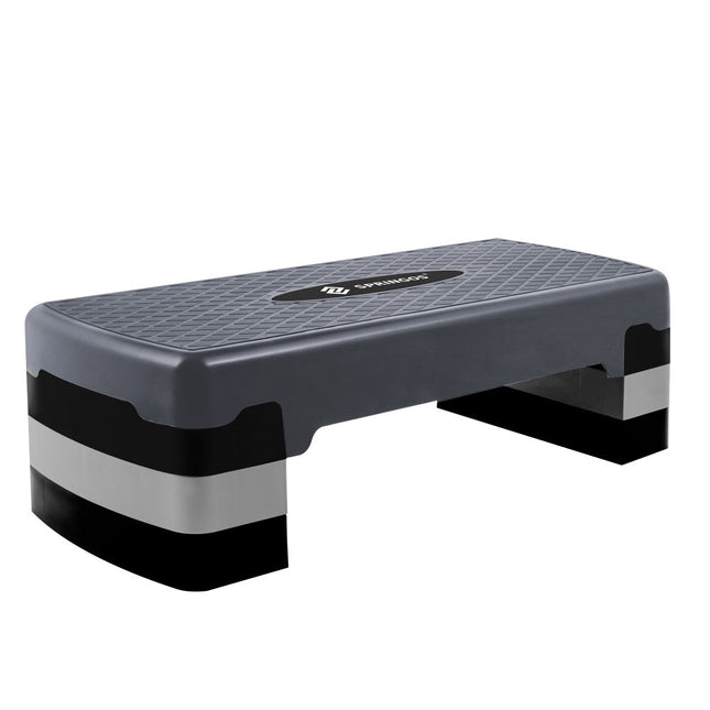 Aerobic Stepper | Verstelbaar | Grijs/Zwart