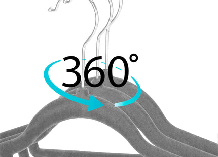 Kledinghangers | Kledinghanger | 20 Stuks | Grijs