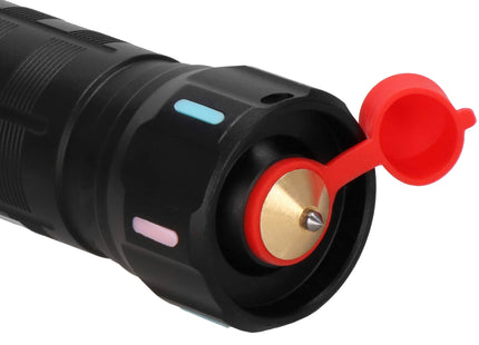 Zaklamp - Militair - Zoom - LED - Oplaadbaar - Zwart.