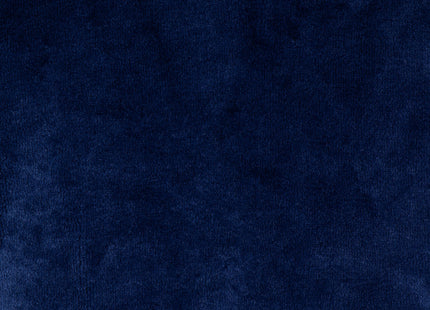 Badjas - Fleece - Marineblauw - Grijstint - Capuchon - Riem - Maat L/XL