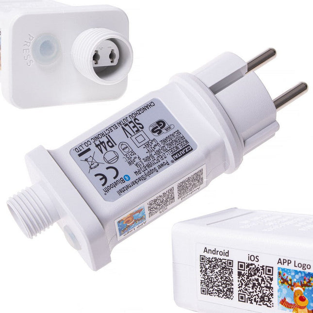 Voeding voor Kerstverlichting | Bluetooth | Inclusief App via Smartphone