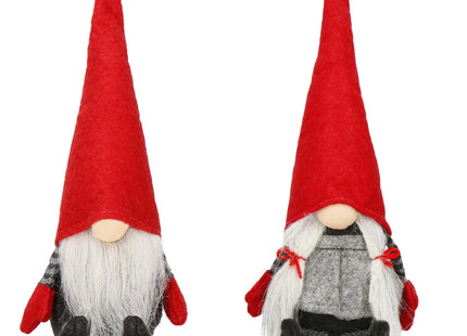 Kerstkabouter - Kerstdwerg - Kerstversiering - 38 cm