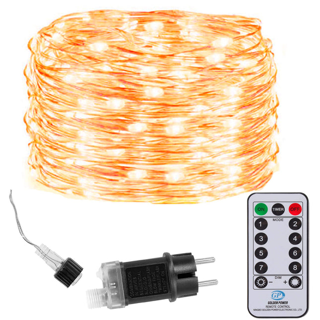 Draadverlichting Kerstverlichting - Kerstboomverlichting - 480 LED - Warm Wit - 48 M