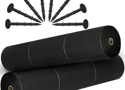 Worteldoek - Anti -Onkruid - Beschermfolie -  90g - 1,6X50M - Zwart