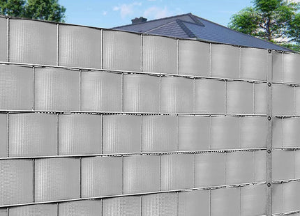 Vlechtband | Privacyfolie | Vlechtband Voor Tuinafsluiting | PVC | 35 m | Grijs