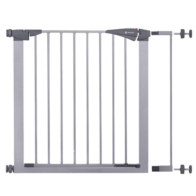 Traphekje | 86 - 91 cm | Traphek | Veiligheidshekje | Metaal/Kunststof | Grijs