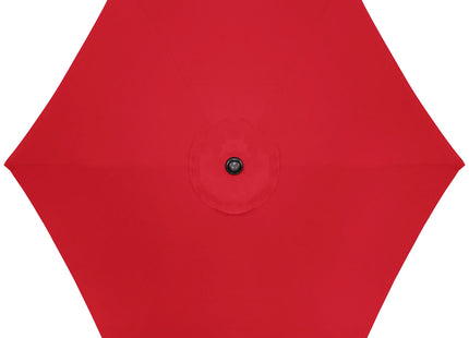 Parasol | Parasols | Kantelbaar | Met Ventilatie | Rood | 250 cm