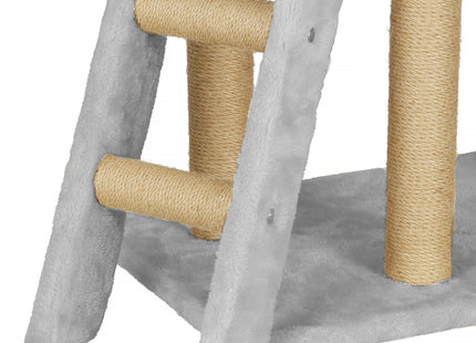 Krabpaal - 8 Etages - Voor Katten - Toren - Meubelbescherming - 49 x 35 x 136 cm - Grijs