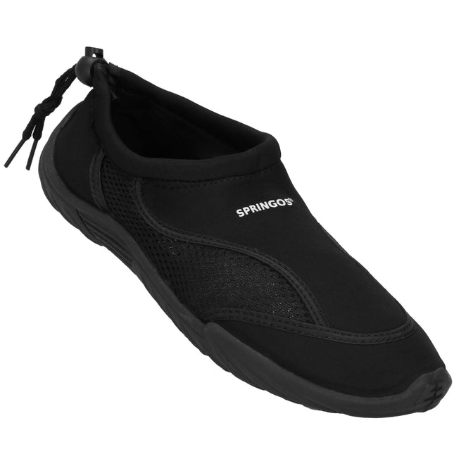 Waterschoenen - AQUA Shoes - Sneldrogend - Rubber - Unisex - Zwart - Maat 44