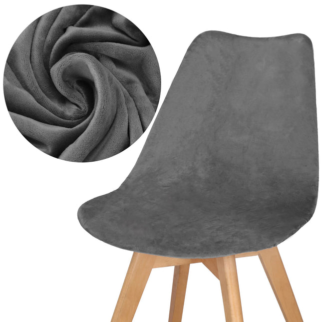 Stoelhoes - Voor Eetkamerstoelen - Met Stretch - Grijs