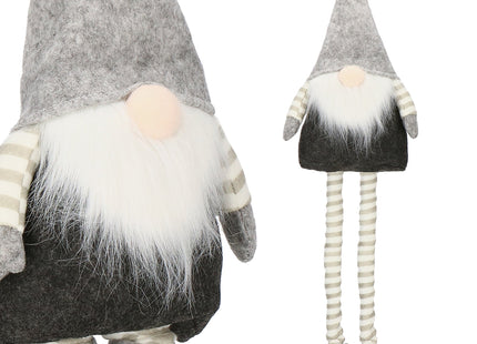 Kerstkabouter | 1 Stuk | Verstelbaar In Hoogte | Grijs| 45- 73 cm