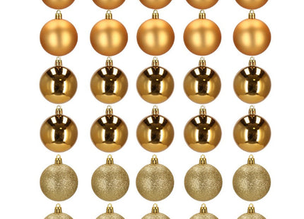 Kerstballen | 30 Stuks | 6 cm | Goud