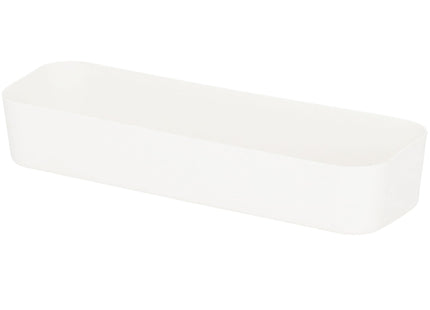 Opbergbak - Opberg Bakje - Lade Organizer Bak - Lade bak - Lade Indeling - Crème - 26x9cm