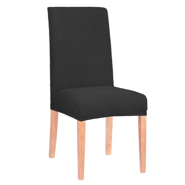 Stoelhoes - Voor Eetkamerstoelen - Met Stretch - Rooster - Zwart