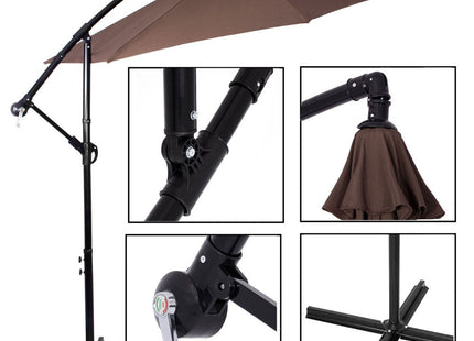 Parasol | Parasols | Kantelbaar | Waterafstotend | Bruin | 300 cm