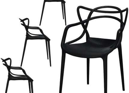 Scandinavische Stoel  - Woonkamer - Keuken - Eetkamer - Interieur - Binnenshuis - Buitenshuis - Zwart