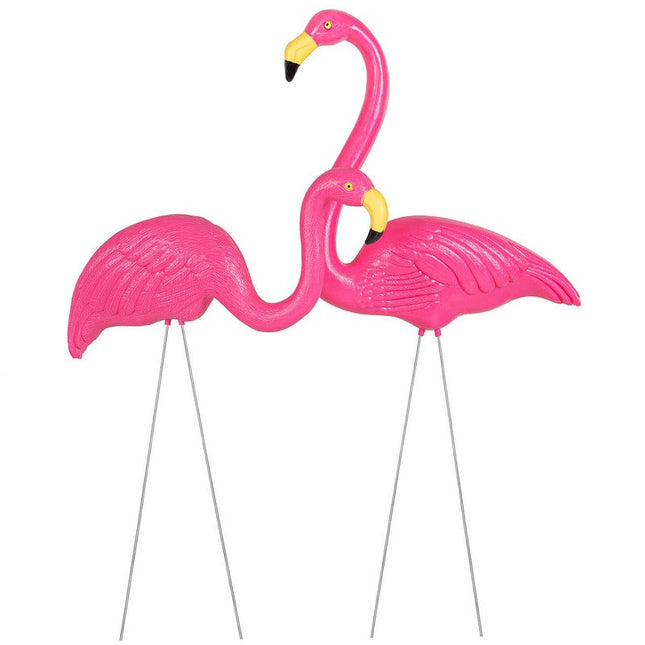 Flamingo | Tuinsteker | 75 cm | Set Van 2 | Roze