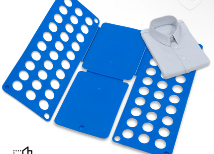 Muntel® Kleding Vouwplank - Kledingvouwer - Opvouwplank - Vouwhulp - Blauw