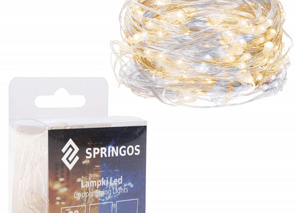 Draadverlichting Kerstverlichting | 1.9 m | Waterdicht | Op Batterij | LED-Verlichting | Warm Wit/Koel Wit