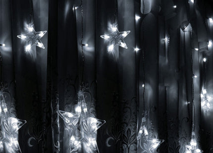 Sterrengordijn | 2 m | 138 LED | Koel Wit | Koppelbaar
