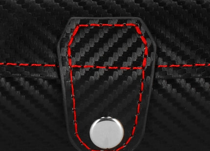 Horlogedoos - Horlogebox - Sieraden - Carbon -  Zwart  - 2 Horloges