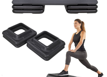 Aerobic Stepper | Verstelbaar | Zwart/Grijs