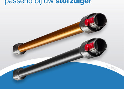 SQOON® Zuigbuis geschikt voor Dyson V12 detect donkergrijs/zwart - Model 971518-12