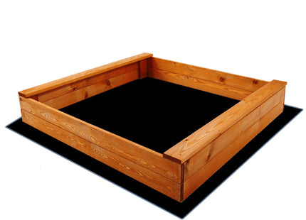 Zandbak -  120 X 120 CM - Met Bank - Inclusief Gronddoek - Geïmpregneerd