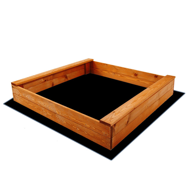 Zandbak -  120 X 120 CM - Met Bank - Inclusief Gronddoek - Geïmpregneerd