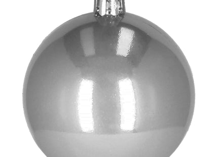 Kerstballen | 30 Stuks | 6/5/4 cm | Grijs