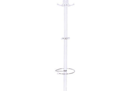 Staande Kapstok | 14 Haken | Garderobe Kapstok | Wit | 176 cm
