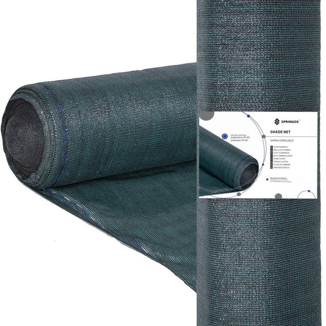 Zichtbreeknet | Rol 1,3 x 25 m | 90 % Schaduw | 140g/m2 | Groen
