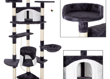 Krabpaal - 11 Etages - Voor Katten - Meubelbescherming - 203 cm