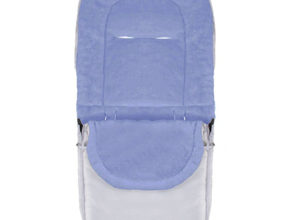 Voetenzak | Voetenzak Buggy | Voetenzak Autostoel | Universeel | 90 cm | Grijs/Blauw