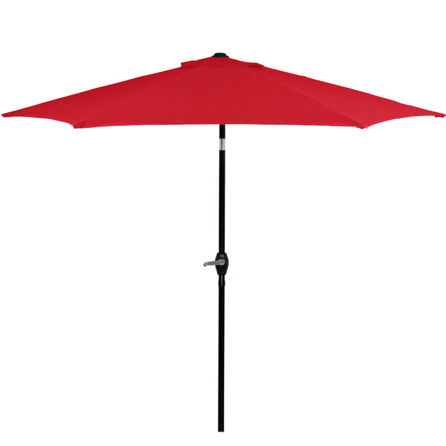 Parasol | Parasols | Kantelbaar | Met Ventilatie | Rood | 250 cm