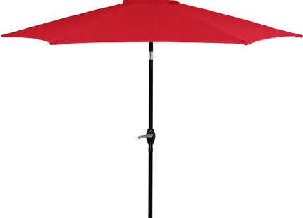 Parasol | Parasols | Kantelbaar | Met Ventilatie | Rood | 250 cm